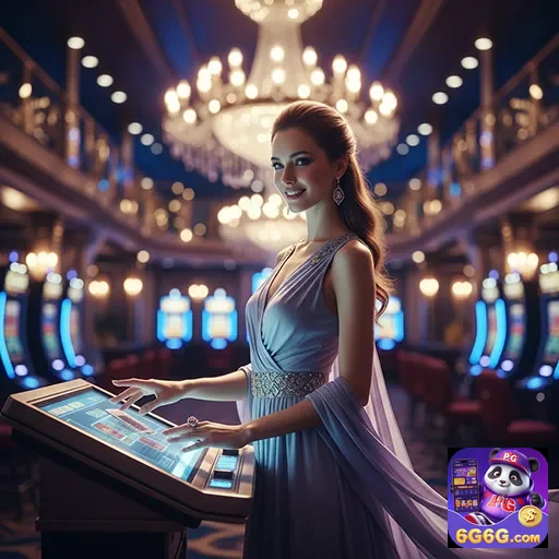 Ilustração de Explore os Slots e Gaming VIP na 6g6g com Segurança